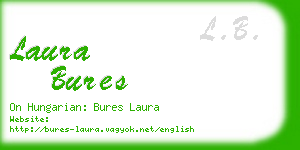 laura bures business card